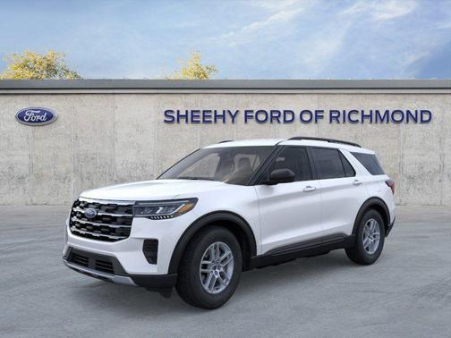 Star White Metallic Tri-Coat 2026 Ford Explorer Active
