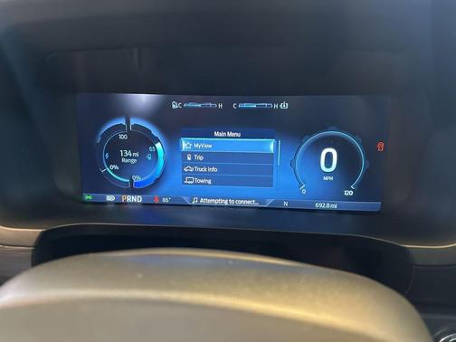 Agate Black Metallic 2025 Ford F-150 Lightning XLT