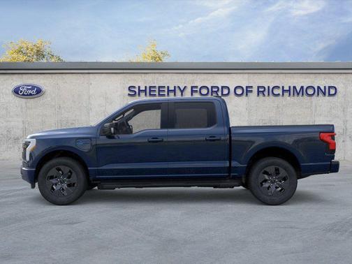 Antimatter Blue Metallic 2025 Ford F-150 Lightning Flash