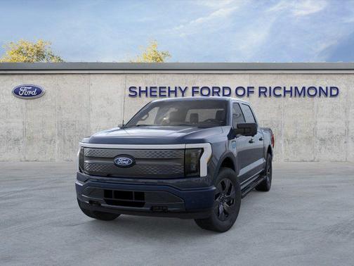 Antimatter Blue Metallic 2025 Ford F-150 Lightning Flash