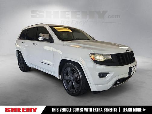 Bright White Clearcoat 2014 Jeep Grand Cherokee Overland