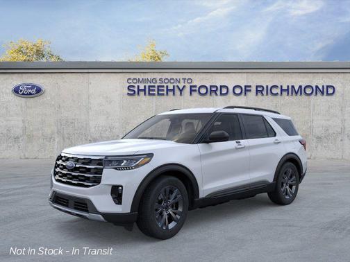 Space White Metallic 2026 Ford Explorer Active