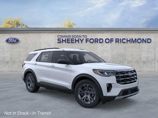 Space White Metallic 2026 Ford Explorer Active
