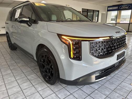 Ceramic Silver 2025 Kia Carnival Hybrid SX Prestige