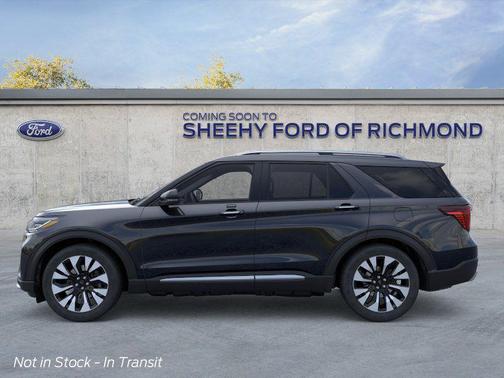 Agate Black Metallic 2026 Ford Explorer Platinum