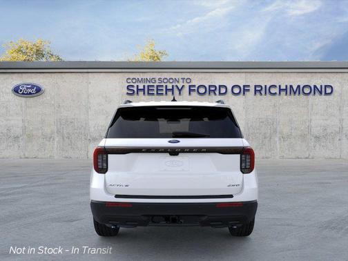 Star White Metallic Tri-Coat 2026 Ford Explorer Active