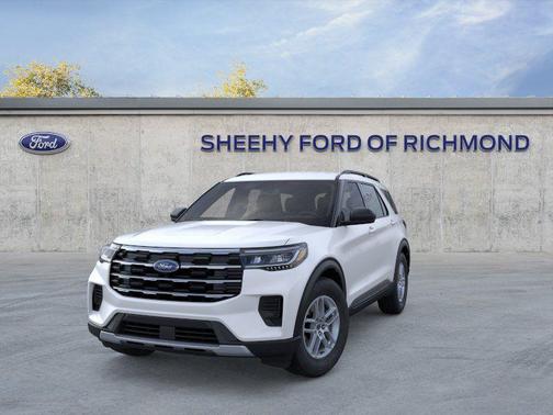 Star White Metallic Tri-Coat 2026 Ford Explorer Active