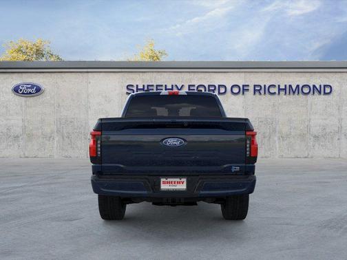 Antimatter Blue Metallic 2025 Ford F-150 Lightning Flash