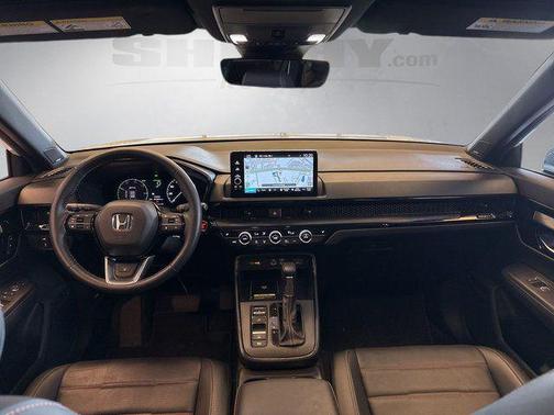 Platinum White Pearl 2025 Honda CR-V Hybrid Sport Touring AWD