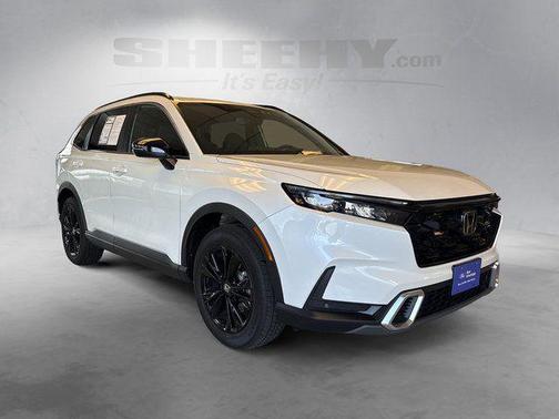 Platinum White Pearl 2025 Honda CR-V Hybrid Sport Touring AWD