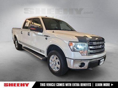 White Platinum 2013 Ford F-150 Lariat