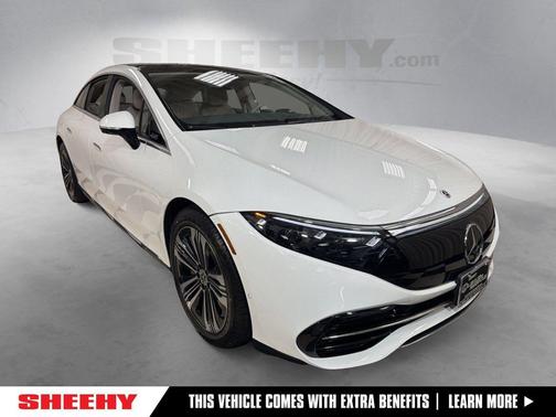 Polar White 2023 Mercedes-Benz EQS 450 4MATIC