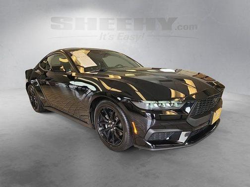 Shadow Black 2025 Ford Mustang EcoBoost