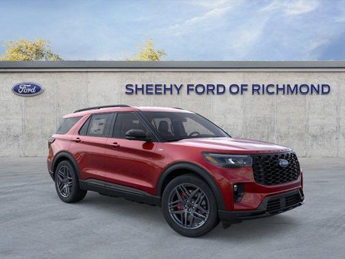 Red Metallic 2026 Ford Explorer ST-Line