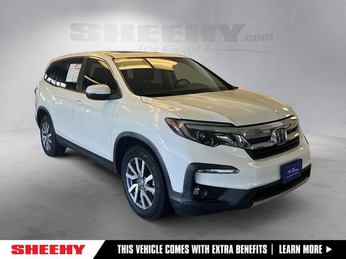 White Diamond Pearl 2019 Honda Pilot EX-L