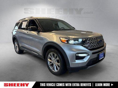 Iconic Silver Metallic 2022 Ford Explorer Limited