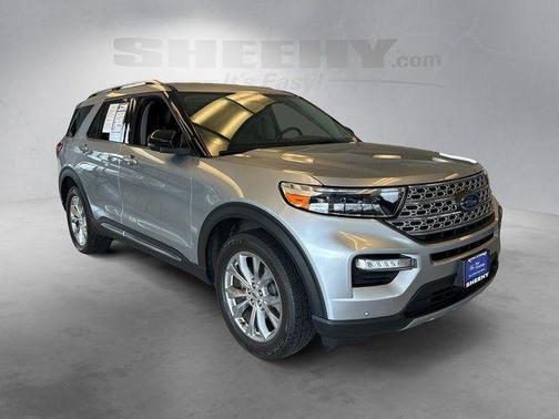 Iconic Silver Metallic 2022 Ford Explorer Limited