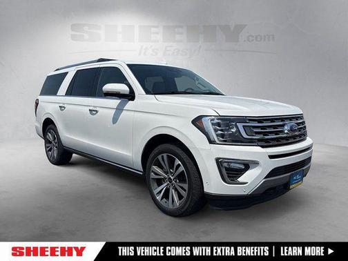 Star White Metallic Tri-Coat 2021 Ford Expedition Max Limited