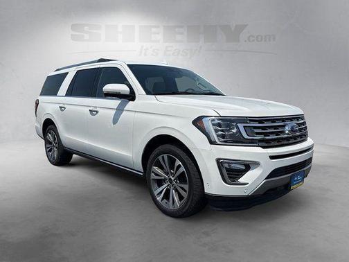 Star White Metallic Tri-Coat 2021 Ford Expedition Max Limited
