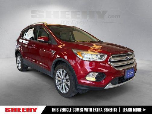 Red Metallic 2018 Ford Escape Titanium