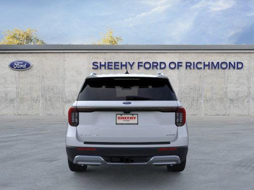 White 2026 Ford Explorer Platinum