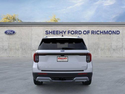 White 2026 Ford Explorer Platinum