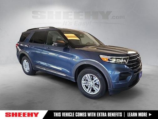 Blue Metallic 2020 Ford Explorer XLT