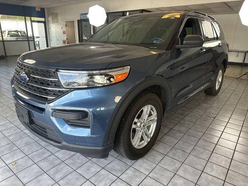 Blue Metallic 2020 Ford Explorer XLT