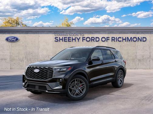 Agate Black Metallic 2027 Ford Explorer ST-Line