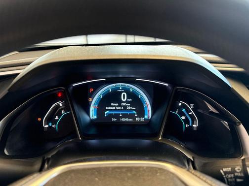 White 2017 Honda Civic EX