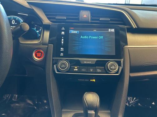 White 2017 Honda Civic EX