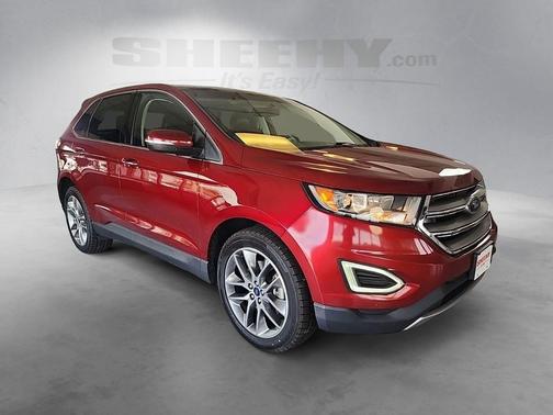 Ruby Red Metallic Tinted Clearcoat 2018 Ford Edge Titanium