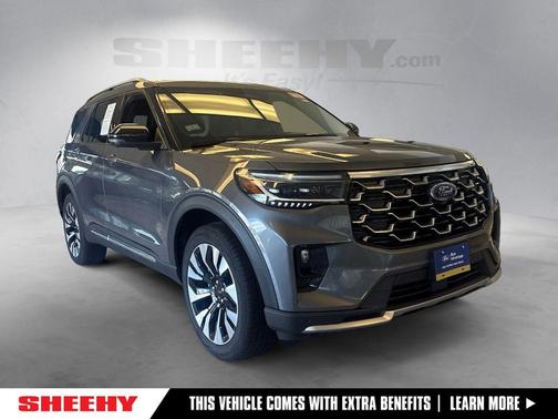 Carbonized Gray Metallic 2025 Ford Explorer Platinum