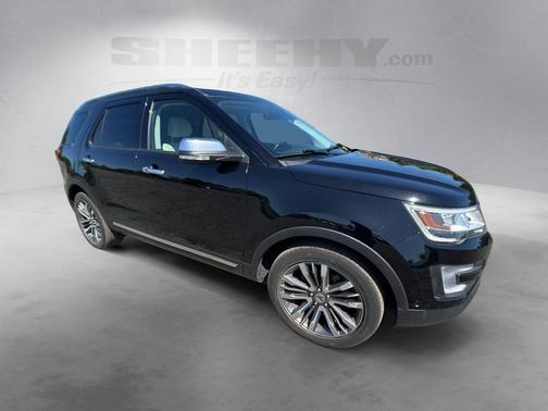 Shadow Black 2017 Ford Explorer Platinum