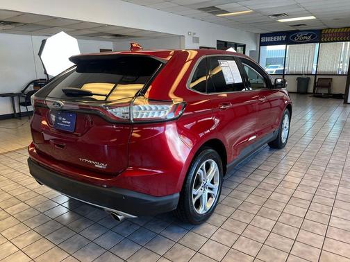 Ruby Red Metallic Tinted Clearcoat 2018 Ford Edge Titanium