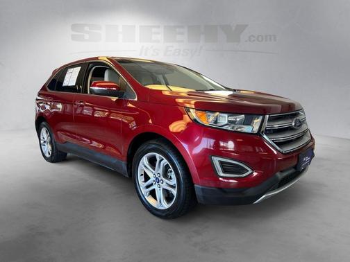 Ruby Red Metallic Tinted Clearcoat 2018 Ford Edge Titanium
