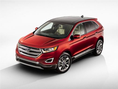 Ruby Red Metallic Tinted Clearcoat 2018 Ford Edge Titanium