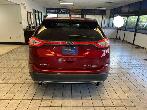 Ruby Red Metallic Tinted Clearcoat 2018 Ford Edge Titanium