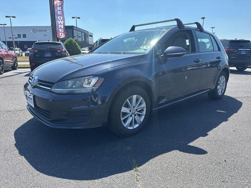 Night Blue Metallic 2015 Volkswagen Golf Auto TSI S w/Sunroof