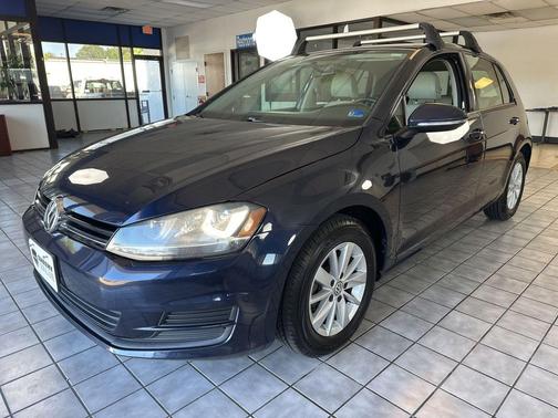 Night Blue Metallic 2015 Volkswagen Golf Auto TSI S w/Sunroof