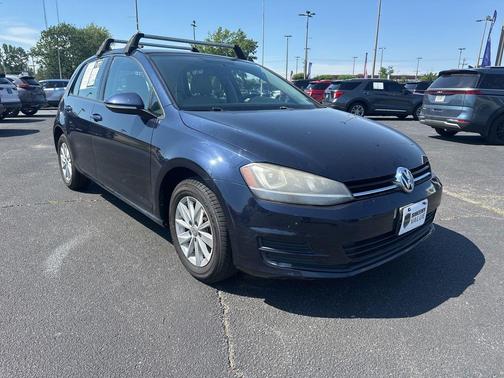 Night Blue Metallic 2015 Volkswagen Golf Auto TSI S w/Sunroof