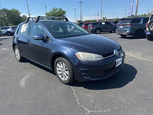 Night Blue Metallic 2015 Volkswagen Golf Auto TSI S w/Sunroof