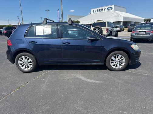 Night Blue Metallic 2015 Volkswagen Golf Auto TSI S w/Sunroof