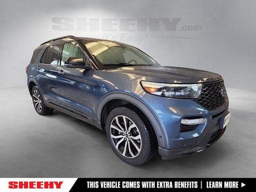 Blue Metallic 2020 Ford Explorer ST