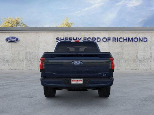 Antimatter Blue Metallic 2025 Ford F-150 Lightning Flash