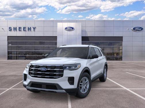 Space White Metallic 2026 Ford Explorer Active