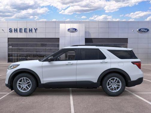 Space White Metallic 2026 Ford Explorer Active