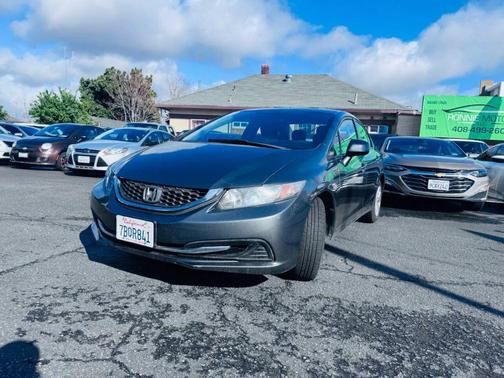 Polished Metal Metallic 2013 Honda Civic LX