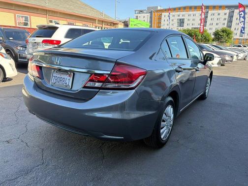 Polished Metal Metallic 2013 Honda Civic LX