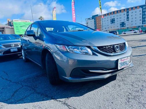 Polished Metal Metallic 2013 Honda Civic LX